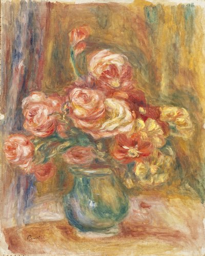 Vase mit Rosen, 1890-1900 von Pierre Auguste Renoir